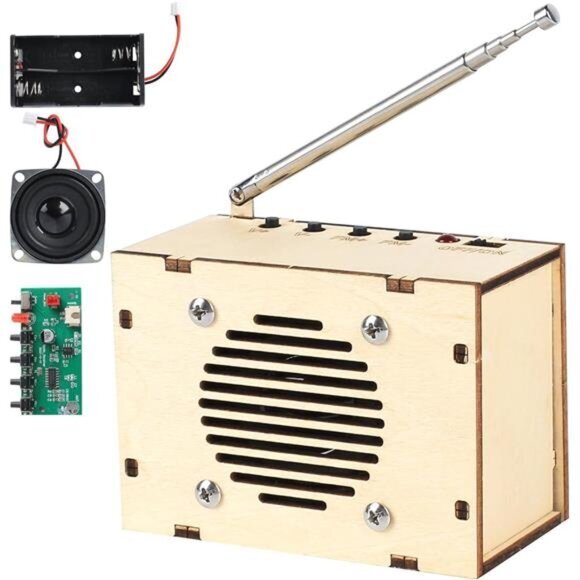 Science STEM‎ Kits for Kids Age 8-10, STEM Toys Build Your Own FM Radio Kit, - Picture 1 of 6